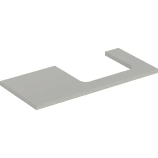 Geberit ONE Waschtisch-Platte, Ausschnitt rechts, für Aufsatzwaschtisch 505324007