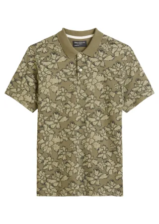 Marc OPolo Casual - Poloshirt Piqué grün - Gr. - L