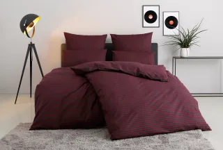 Bruno Banani Bettwäsche "Jassen" 2 moderne Bettwäsche aus Baumwolle, Bettwäsche mit Streifen-Design