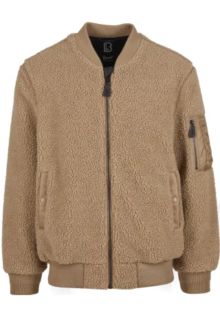 Brandit Allwetterjacke "Brandit MA1 Sherpa Jacket" 1 Stk. tlg. ohne Kapuze