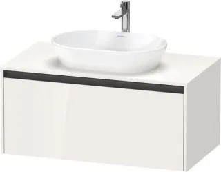 Duravit Ketho.2 Konsolenwaschtischunterbau wandhängend Weiß Hochglanz 1000x550x459 mm - K24886022220 K24886022220000