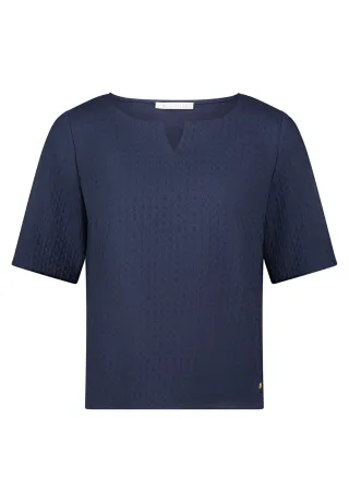Betty & Co - Blusenshirt dunkelblau - Gr. - 38