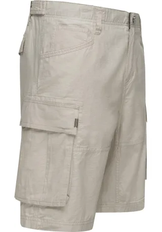 Ragwear Shorts "Merly Linen" Kurze Leinenhose in Cargo-Optik