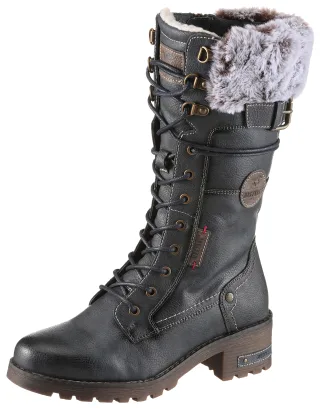 Mustang Shoes Winterstiefel "Haukea" Snowboots, Winterstiefel mit TEX-Membrane