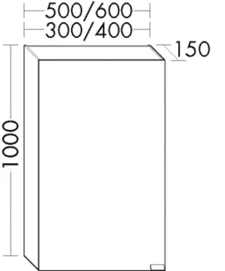 Burgbad Spiegelschrank rc40 System PG2 1000x400x150 Weiß Ultramatt, SPOJ040LF5774 SPOJ040LF5774