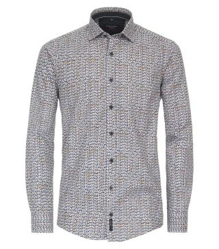 CASAMODA - Freizeithemd blau - Gr. - 3XL