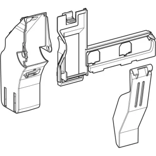 Geberit Sigma40 Einwurfschacht mit Auffangbehälter 242602001