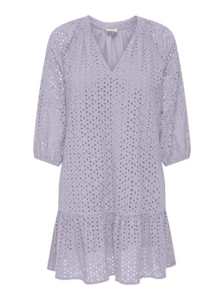 JDY - JDYSUNNY 3/4 EMBROIDERY DRESS WVN - Gr. - L