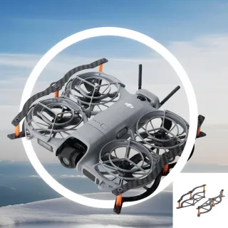 RCSTQ Carbon Fibre Protective Armour Kit Lightweight Fuselage All Round Protection Cover for DJI NEO 2 RC Drone Quadcopt