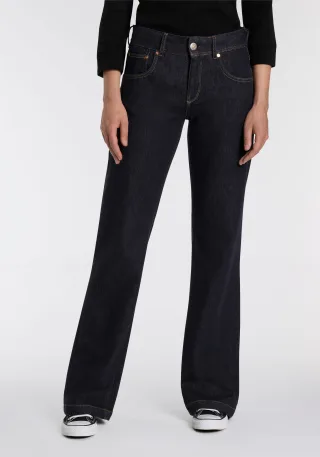 Herrlicher 5-Pocket-Jeans "Edna Denim Comfort" im Flared Fit