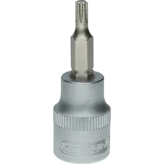 KS Tools 3/8" Bit-Stecknuss für RIBE®-Schrauben, Länge 48 mm - 917.3921