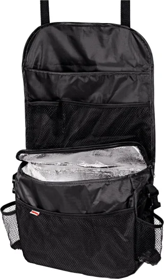 Hama Auto-Rückenlehnentasche "Automotive Organizer mit Iso-Fach, Schwarz Auto-Organizer"