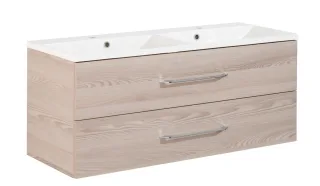 Fackelmann B.clever Set Doppel-Becken 120x51x46 EsAl, 82926 82926