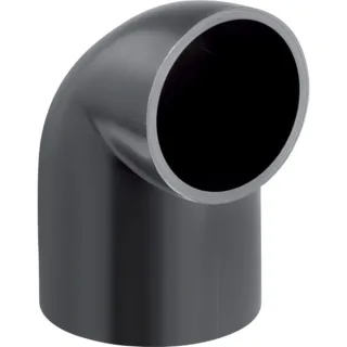 Geberit PE Bogen 90Gr reduziert mit langem 363062161
