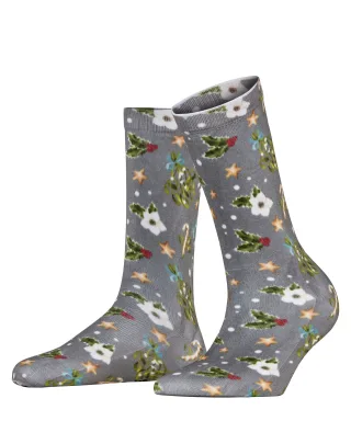 Burlington - Burlington Fancy Christmas Damen light greymel. - Gr. - 38.5