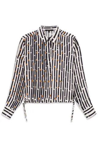 bugatti - Damenbluse marine - Gr. - 42