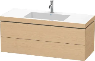 Duravit L-Cube c-bonded Set wandhängend Natur Eiche Matt 1200x480x500 mm - LC6929O3030 LC6929O3030
