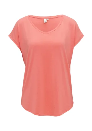 qs - T-Shirt orange - Gr. - M