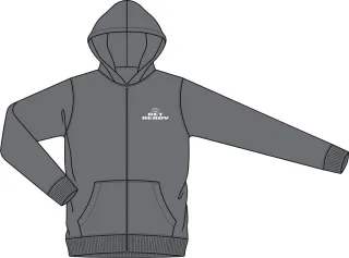 ATTENTION - Kn.-Kap.-Sweatjacke stone - Gr. - 140