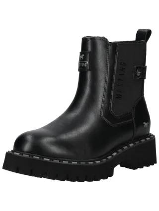 Mustang Shoes Stiefelette "Mustang Shoes Stiefelette Lederimitat/Textil"