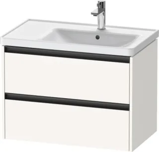 Duravit Ketho.2 Waschtischunterbau wandhängend Weiß Supermatt 784x455x549 mm - K25286084840000 K25286084840000