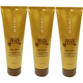 Joico SKIN LUXE Golden Shimmer Self Tanner Selbst Bräunungs Lotion  - 3 x 250 ml