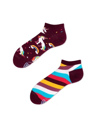 many mornings - Socken - Einhorn lila - Gr. - 39-42