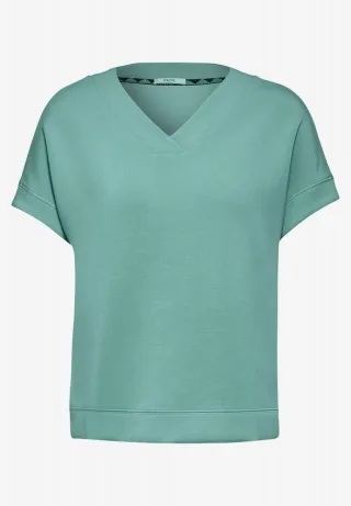 Cecil - Sommer Sweatshirt grün - Gr. - XS