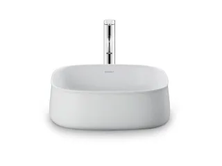 Duravit Zencha Aufsatzbecken Weiß Seidenmatt, 420 mm - 23734232791 23734232791