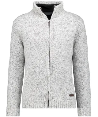RAGMAN - Cardigan mit Fleece-Innenfutter grau - Gr. - XXL