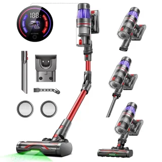 [EU Direct]Ultenic U16 Flex Cordless Vacuum Cleaner, 550W/50Kpa, 60Mins Runtime, 180°Bendable Wand Stick Vacuum Cordless