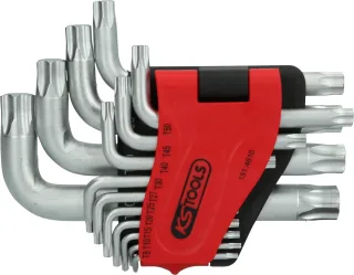 KS Tools Torx-Winkelstiftschlüssel-Satz, kurz, 14-tlg - 151.4610