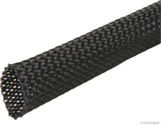 HERTH&BUSS Geflechtschlauch, Polyester, -50 bis +150 °C schwarz - 51271205