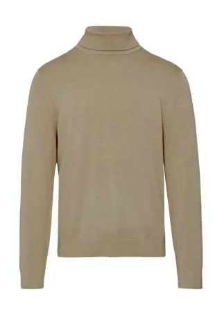 s.Oliver Red Label - Rollkragenpullover aus Baumwolle braun - Gr. - 3XL