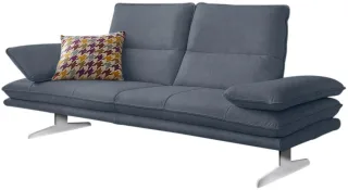 W.SCHILLIG 2,5-Sitzer "broadway Designsofa mit hohem Sitzkomfort" Sitztiefenverstellung, Kopfteil- & Seitenteilverstellung, Breite 236cm