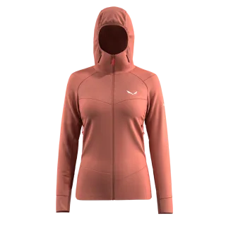 SALEWA - Agner Polarlite Kapuzenjacke Damen - Rot (Gr.38)