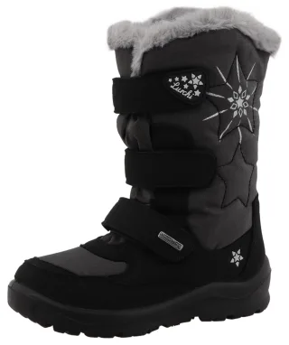 Lurchi Winterstiefel "Kiku SYMPATEX" Klettstiefel mit Glitzer, Größenschablone zum Download