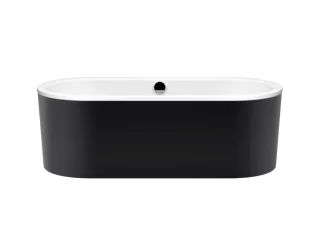 Kaldewei Badewanne CLASSIC Mod.111-7, 1800x800, alpinweiß matt,VKT schwarz  291249130711