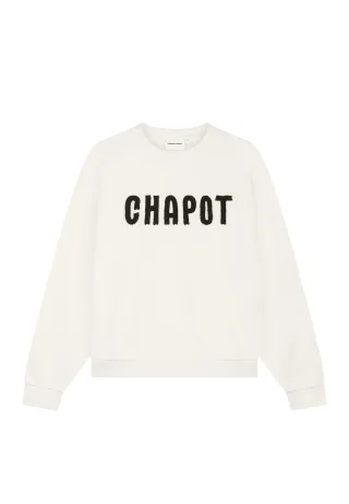 Fabienne Chapot - Sweater - Terry beige/weiß - Gr. - XS