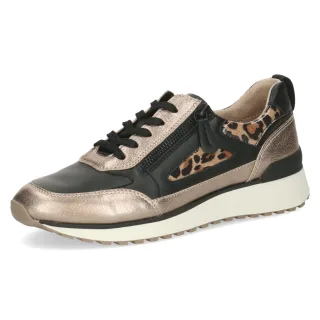 CAPRICE - Da.-Schnürer taupe/black - Gr. - 39