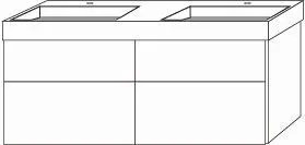 Sanipa Waschtischunterbau mit Auszügen 3way BP9891B