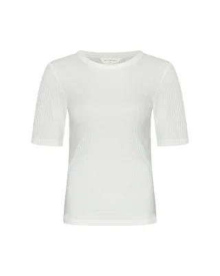 msch copenhagen - MSCHIgnacia 2 4 Tee egret - Gr. - S/M