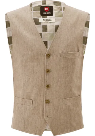 CG – CLUB of GENTS - CG Mosley-J-GRS Weste hellbeige - Gr. - 46