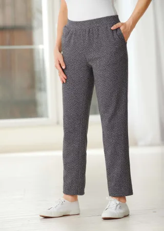 GOLDNER 2-in-1-Hose "Kuschelige Flausch-Freizeithose"
