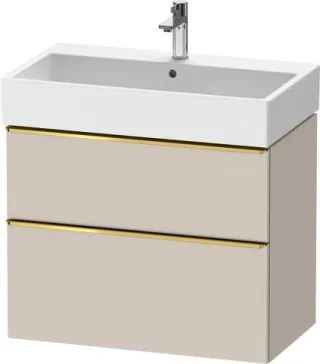 Duravit D-Neo Waschtischunterbau wandhängend Taupe Matt 784x442x625 mm - DE4373034910000 DE4373034910000