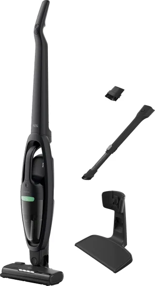 AEG Akku-Hand-und Stielstaubsauger "CLEAN 5000 ÖKO (AS52B21OKO)" 2in1, leise 79 dB(A), 74 % Recyclingmaterial, bis zu 50 Min. Laufzeit