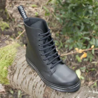 Shoezuu 8 Eye UK Zip-Boots black mono 41