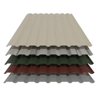 Trapezblech 20/138 | Wand | 0,63 mm | Stahl | 25 µm Polyester