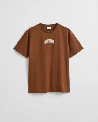 GANT - Gant 1949 Graphic T-Shirt mahogany brown - Gr. - XXXL