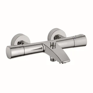 Kludi Thermostat Wannenfüll- und Zenta Brausearmatur DN 15 chrom 351010538
